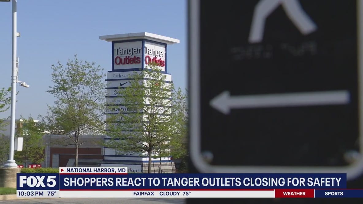 Shoppers react after Tanger Outlets closes for safety